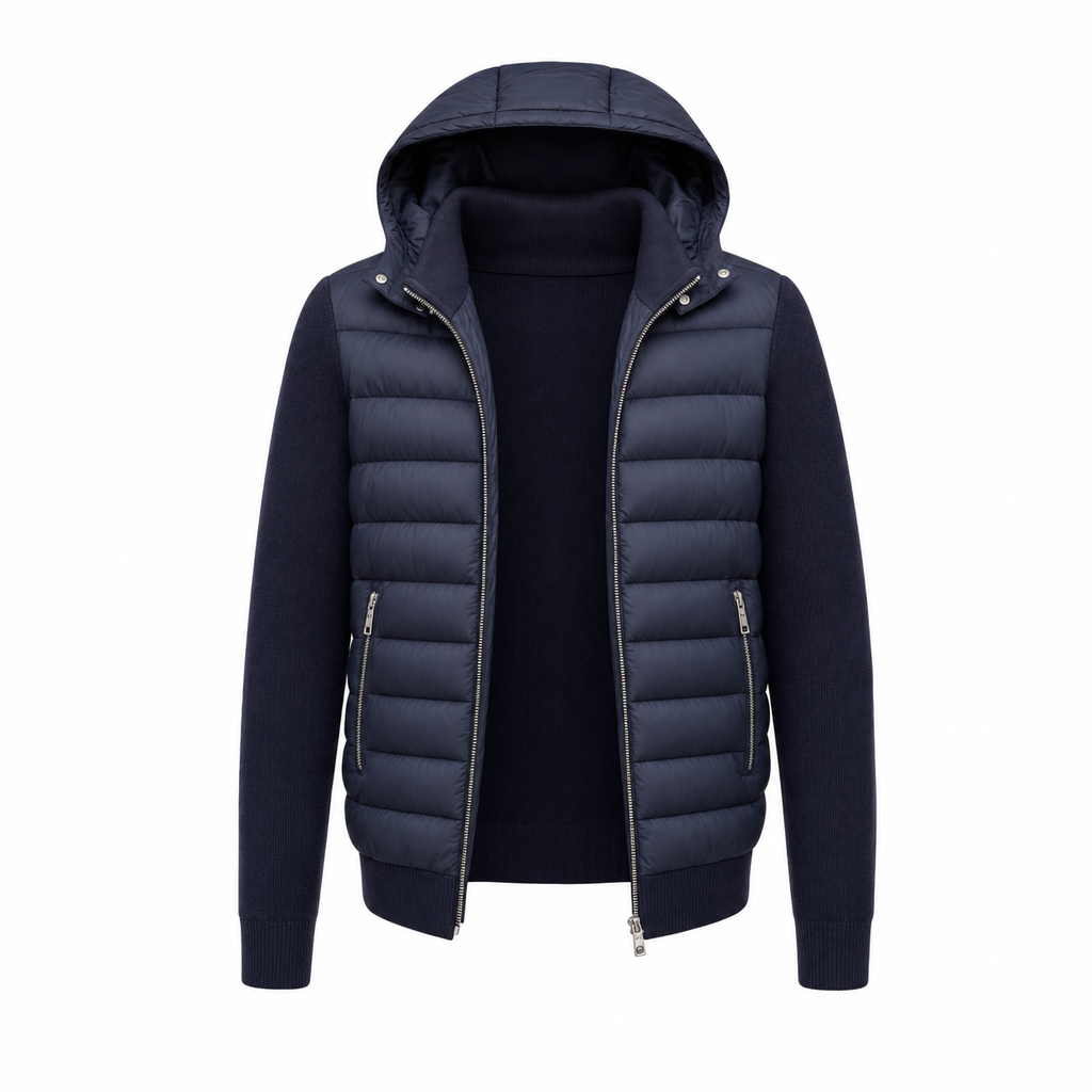 Heritage Hybrid Cardigan Navy