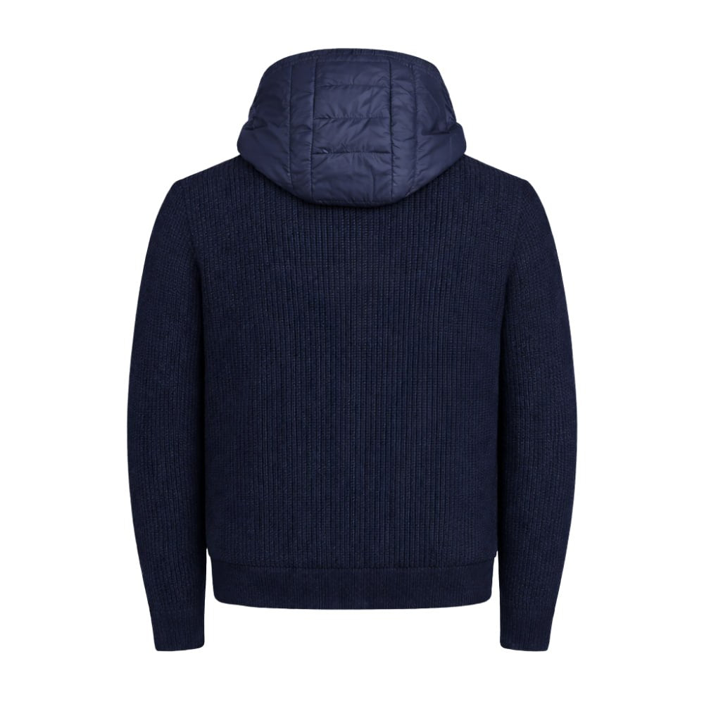 Harrington Quilted Hooded Cardigan