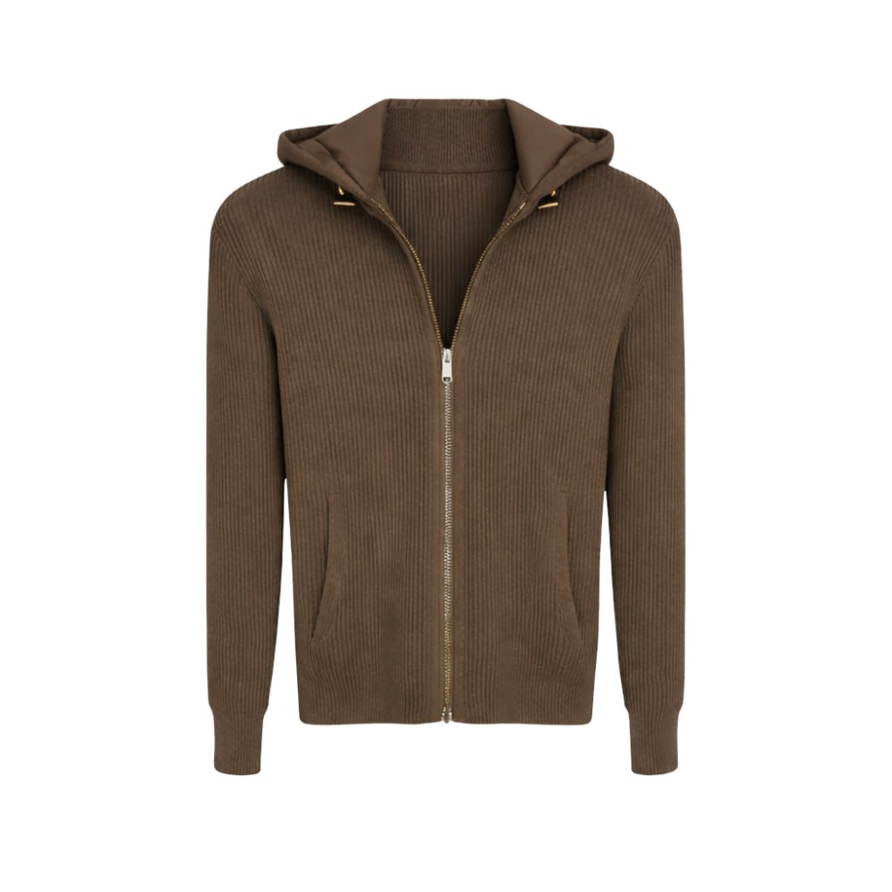 Alden Quilted Hooded Cardigan