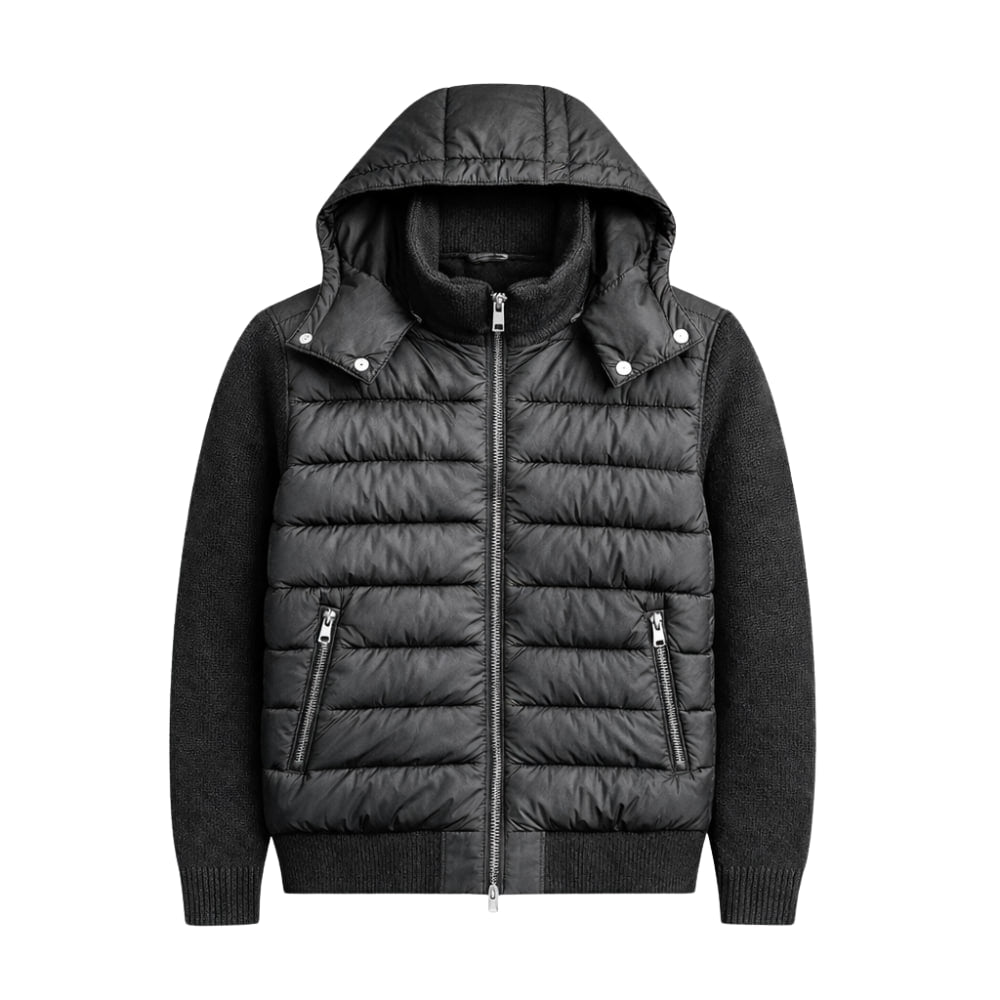 Cavendish Quilted Hooded Cardigan